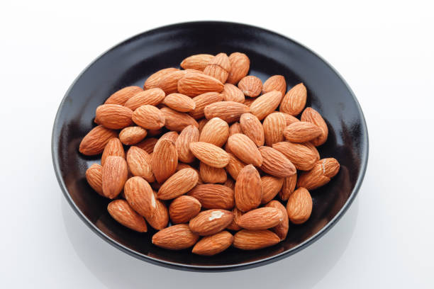 istock Lots of almonds in a plate 1363197192
