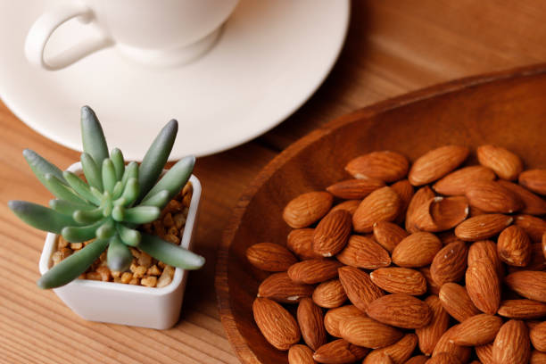 istock Lots of almonds in a plate 1363197207