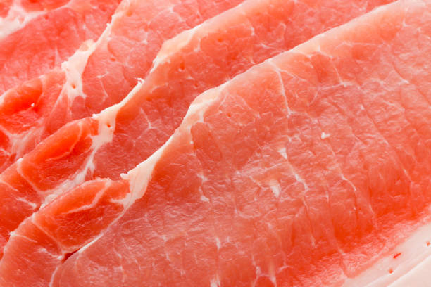 istock Ingredient image of fresh raw pork slices 1363197287