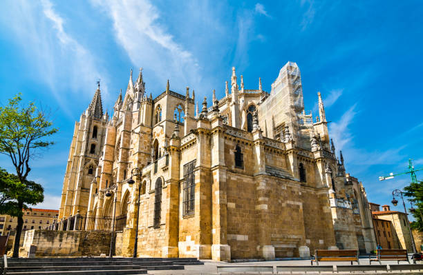 istock The Cathedral of Leon in Spain 1363197992