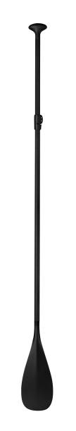 istock Black carbon fiber Stand Up Paddle Isolated on White for Surfing 1363199949