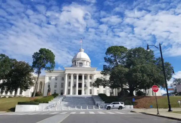 Capitol Building In Montgomery, Alabama