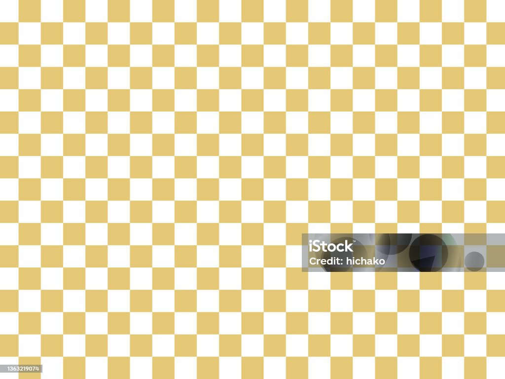Checkerboard Pattern Gold Checkerboard Pattern Stock Illustration - Download Image Now - Gold ...