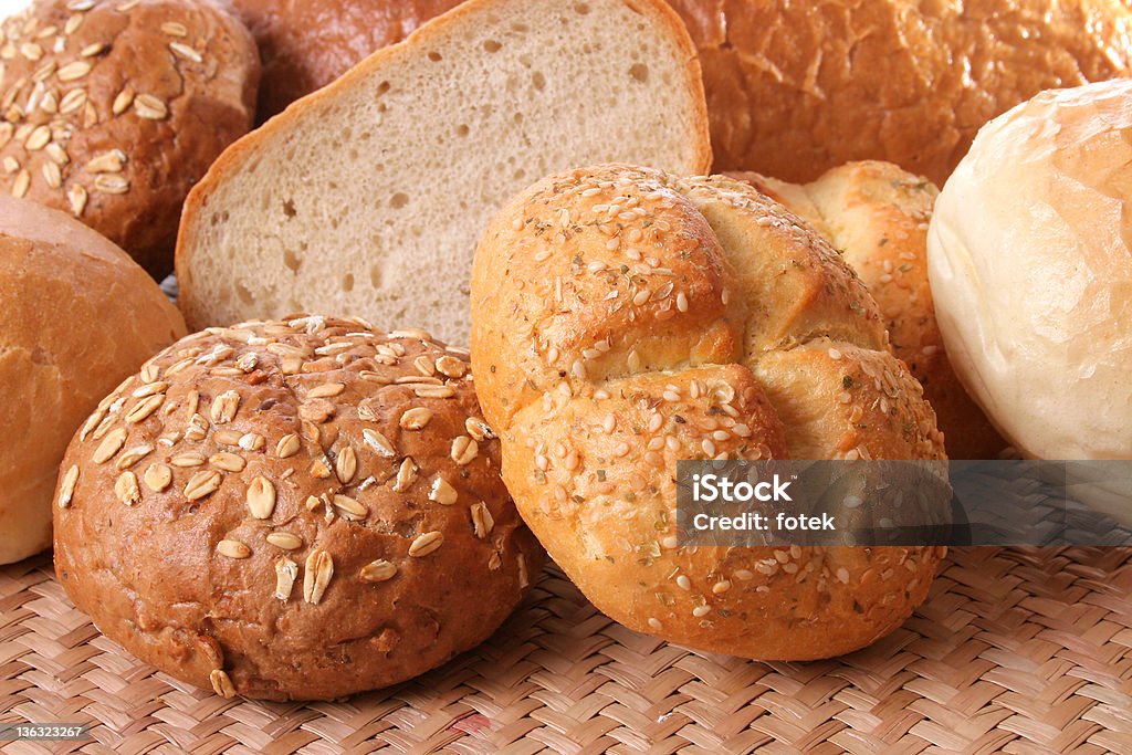 Bollos de pan - Foto de stock de Alimento libre de derechos