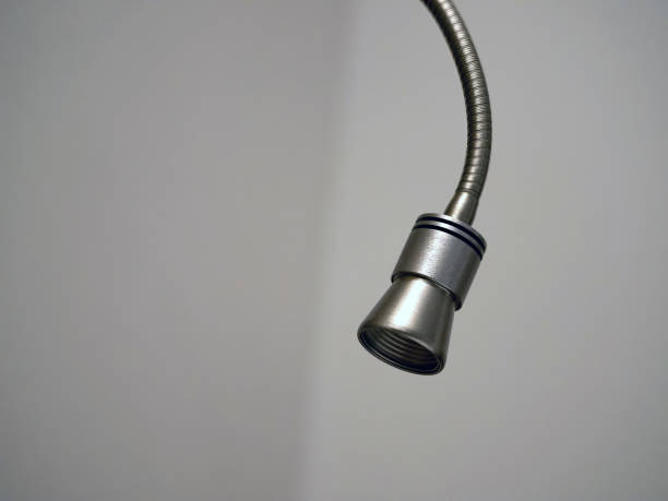 istock Hotel bed reading light detail 1363233508