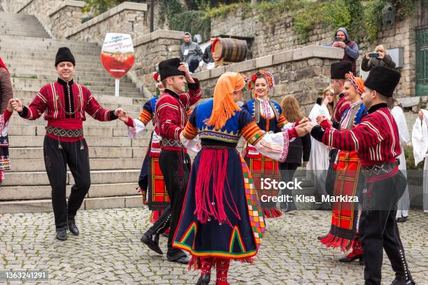 Plovdiv Bulgaria Young Wine Parade In The Old Town Stock Photo - Download Image Now