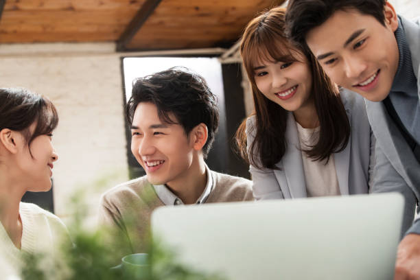 istock Young business people working in the studio 1363251531