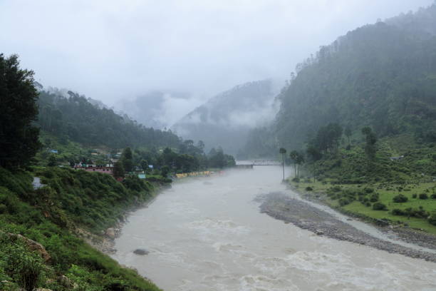 istock River canyon in mountains. High quality photo. Selective focus. Beautiful View 1363255229