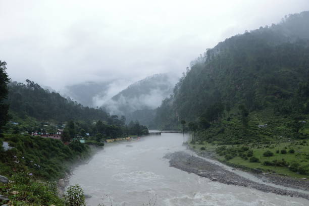 istock River canyon in mountains. High quality photo. Selective focus. Beautiful View 1363255247