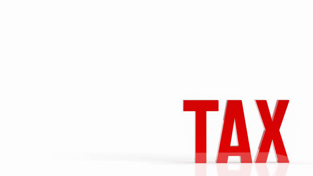 istock The red tax on white  background  for business concept 3d rendering 1363257112