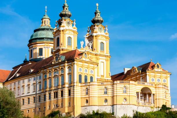 istock benedictine monastery in Melk, Lower Austria, Austria 1363264515