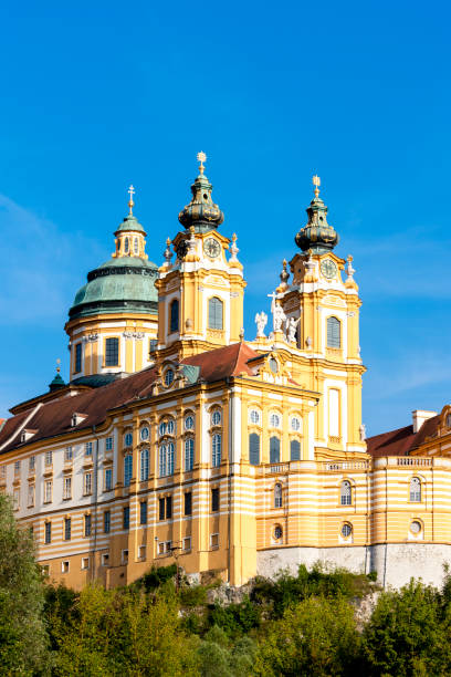 istock benedictine monastery in Melk, Lower Austria, Austria 1363264519