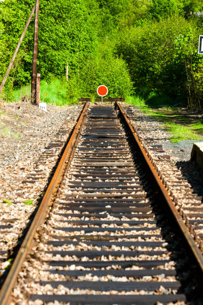 istock sections of the railway track, Czech Republic 1363273393