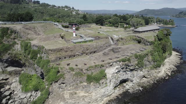 Aerial view of Niebla fort