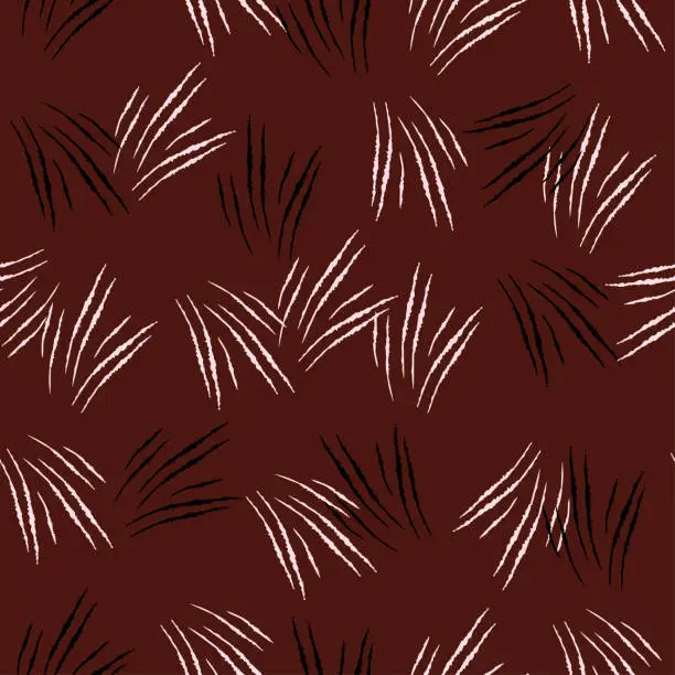 Vector illustration of Scratches of seamless pattern. Hand drawn horror background.