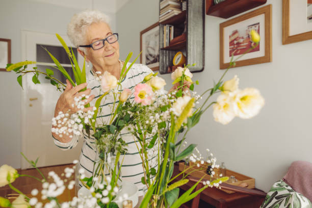 istock Senior woman at home 1363289769