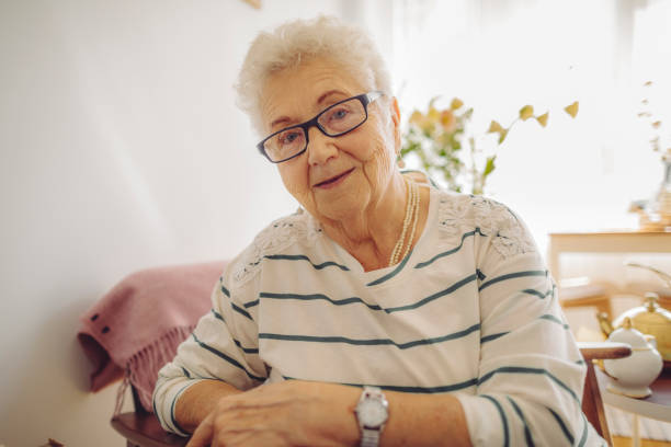 istock Senior woman at home 1363289907