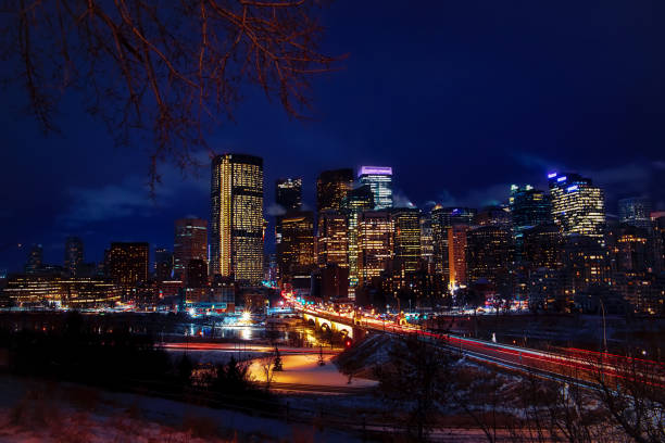 istock City Skyline Glowing At Night 1363302924