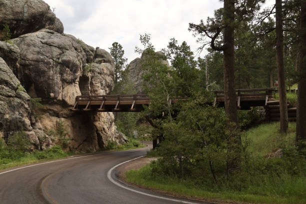Pigtail Bridge, Iron Mountain Road, Black Hills, South Dakota
