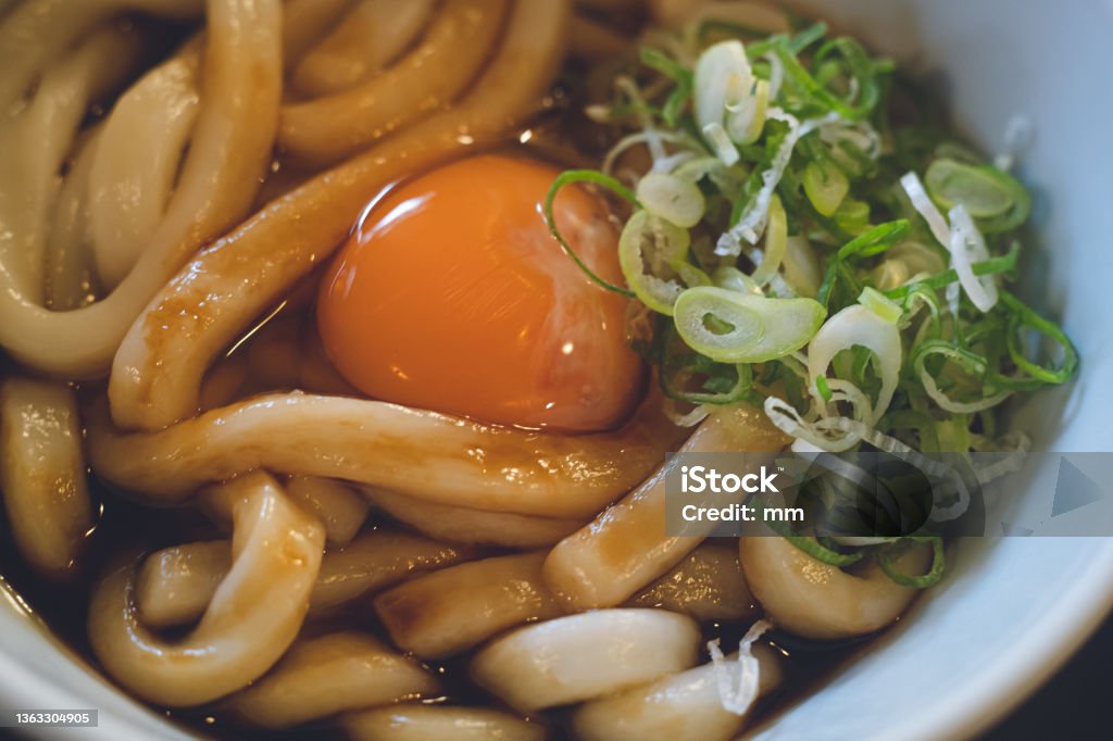 in Ise City, Mie Prefecture, Okage Yokocho, handmade Ise udon noodles Ise - Mie Stock Photo