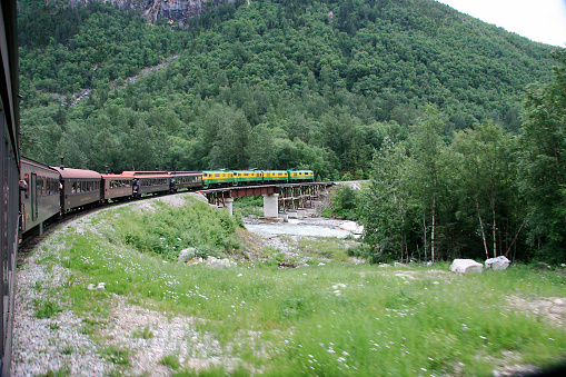 Train ride in Canada British Columbia