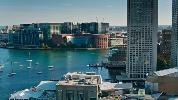 istock Boston Harbor on a Sunny Day - Aerial 1363326034