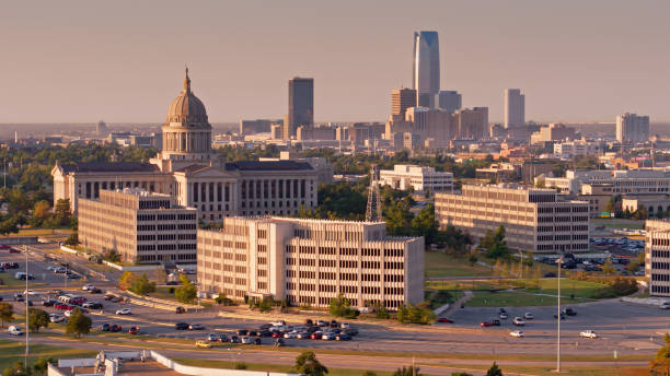 istock Aerial View of State Capitol Complex and Downtown Oklahoma City 1363328237