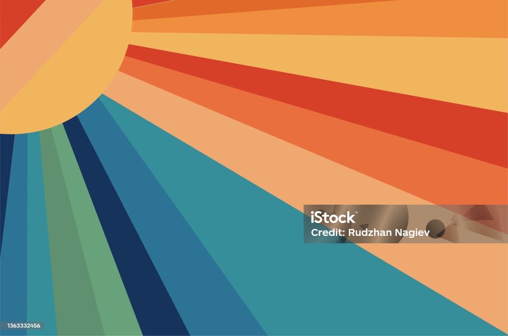 Vintage Sun Background Stock Illustration - Download Image Now - Summer,  Backgrounds, Sunrise - Dawn - iStock