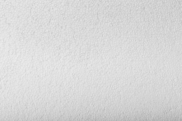 istock Abstract close up texture photo of compressed white styrofoam background.. 1363339142