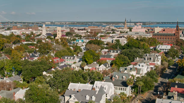 istock Charleston Cityscape - Aerial View 1363344073
