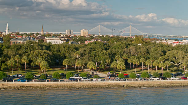 istock White Point Garden in Charleston, SC - Aerial 1363344106