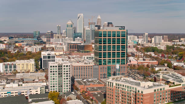 istock Drone Shot of New Developments in South End, Charlotte 1363351801