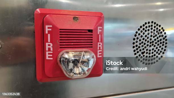 Fire Emergency Button In Public Places Stock Photo - Download Image Now - Fire Alarm, Business, Order