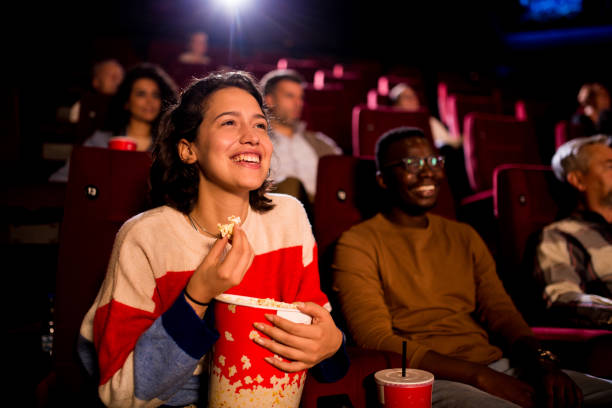 istock Friends having fun at the cinema 1363352867