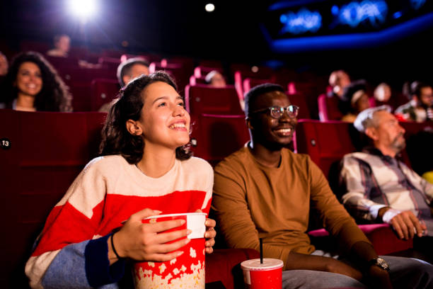 istock Friends having fun at the cinema 1363352874