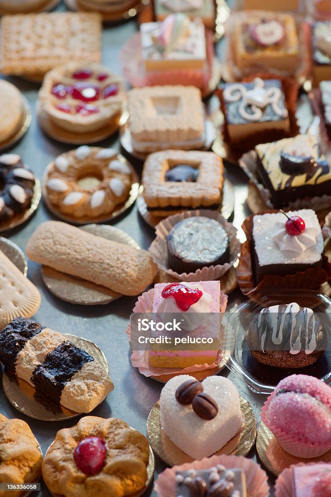 Dessert French traditional desserts Petit Four Stock Photo