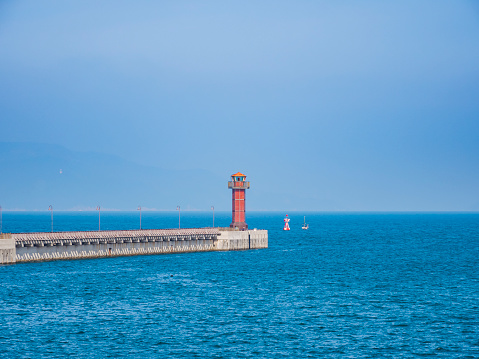 View of Takamatsu Port in Kagawa Prefecture