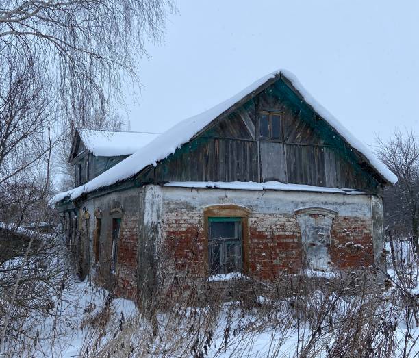 istock Abandoned old house in a village 1363369182