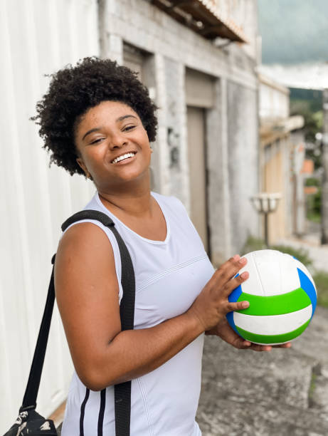 istock A lesbian holding a ball 1363373417
