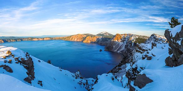 Crater Lake in Winter