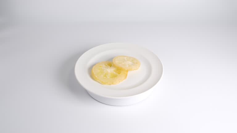 Dried fruit lemon, video clip