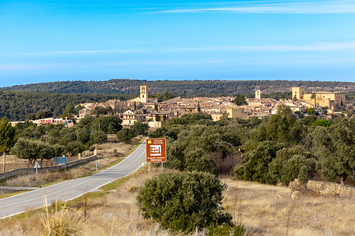 exterior views of the town of Pedraza in the province of Segovia, Spain