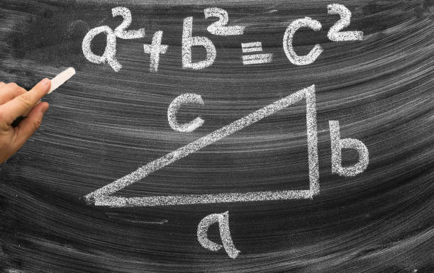 Pythagorean theorem Pythagorean theorem pythagoras stock pictures, royalty-free photos & images