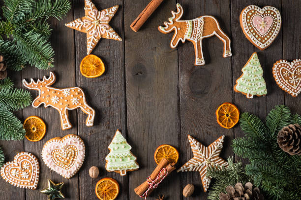 istock Christmas homemade gingerbread cookies 1363412416