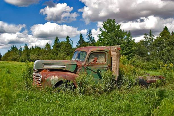 istock Old Abandoned Pickup Truck 136341473