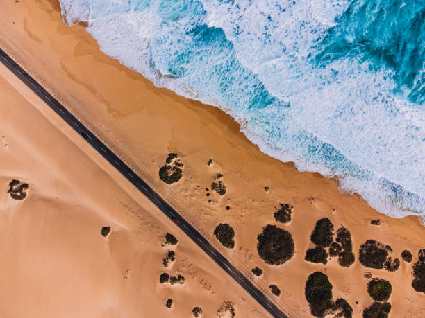 Vues aériennes des dunes de Corralejo - Photo