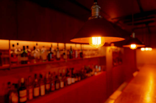 View of a bar in Tokyo.