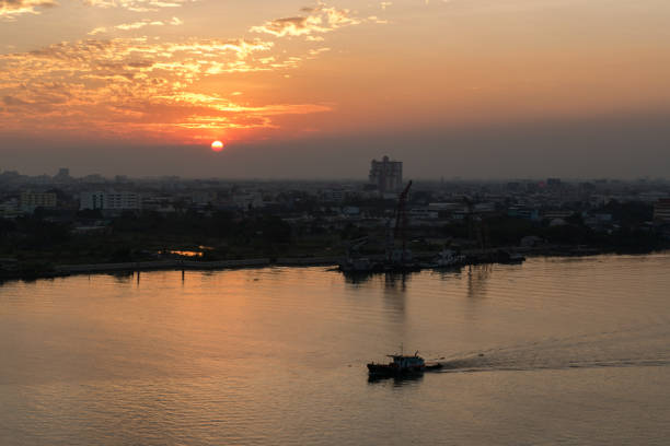 istock Sunset over Bangkok city, Thailand 1363426616