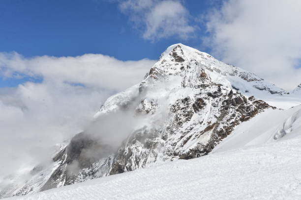 Swiss Alpine Mountains stock photo