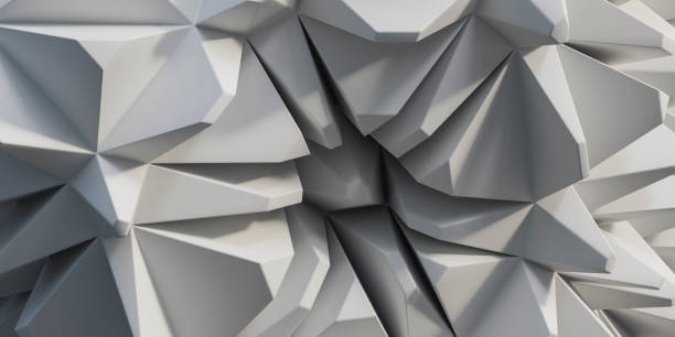 istock White abstract structure of futuristic design surface technology concept 3d render illustration 1363438787
